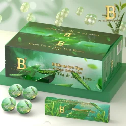 4 Steps Luxury Bubble Spa - Green Tea & Aloe Vera
